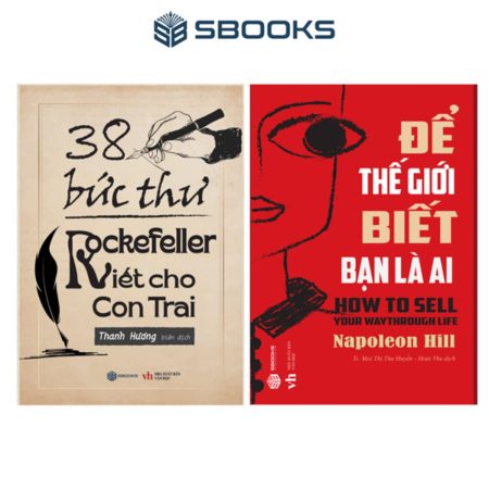 Sách Combo 2 Cuốn : 38 Bức Thư Rockefeller Gửi Cho Con Trai + Để Thế Giới Biết Bạn Là Ai - SBOOKS