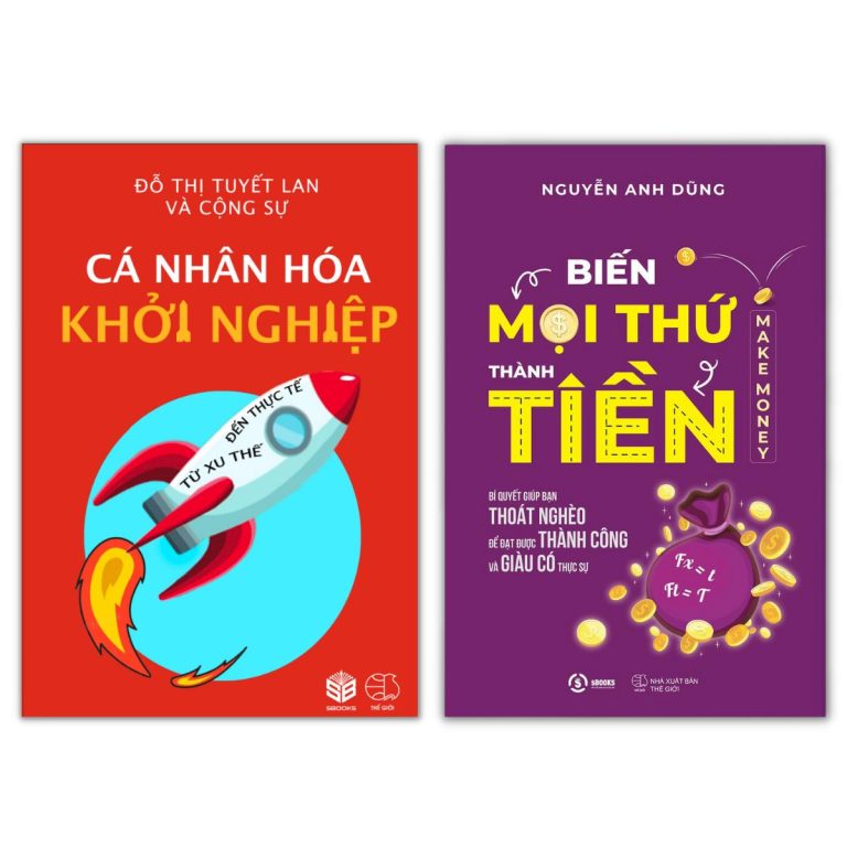 Combo 2 Cuốn: Biến Mọi Thứ Thành Tiền + Cá Nhân Hóa Khởi Nghiệp - Sbooks