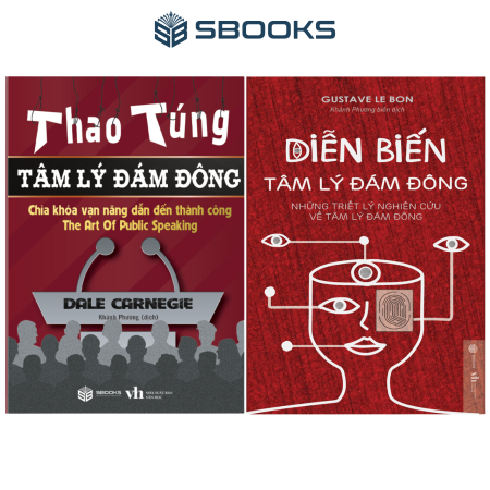 Sách Combo 2 Cuốn : Thao Túng Tâm Lý Đám Đông + Diễn Biến Tâm Lý Đám Đông - SBOOKS
