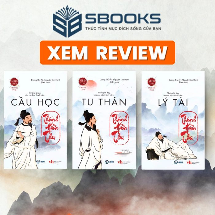 Sách - Combo Thánh Hiền Thư : Lý Tài + Cầu Học + Tu Thân - sách triết học nên đọc 2024 -  Sách SBOOKS chính hãng