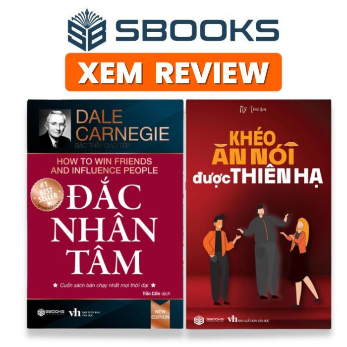 Sách - Combo 2 Sách - Đắc Nhân Tâm + Khéo Ăn Nói Được Thiên Hạ - Sách Tư Duy Kỹ Năng Phát Triển Bản Thân - Sách Sbooks chính hãng cuốn  sách của sự sống và giao tiếp