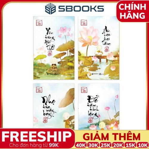 Combo 4 Cuốn Sách Lắng Nghe Tĩnh Lặng - SBOOKS