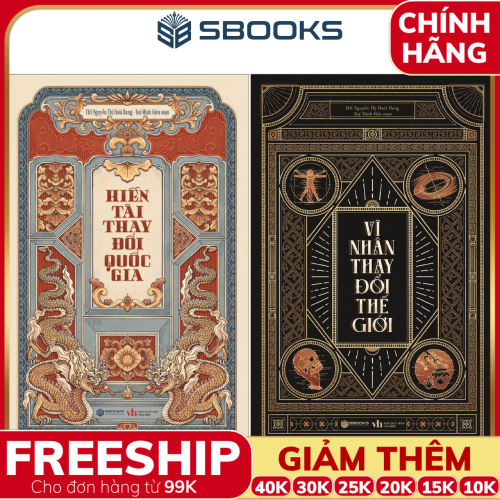 Combo 2 Cuốn Sách: Hiền Tài Thay Đổi Quốc Gia + Vĩ Nhân Thay Đổi Thế Giới - SBOOKS