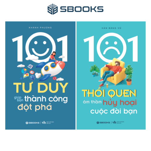 Sách Combo 2 Cuốn : 101 Tư Duy Giúp Bạn Thành Công Đột Phát + 101 Thói Quen Âm Thâm Hủy Hoại Cuộc Đời Bạn - SBOOKS