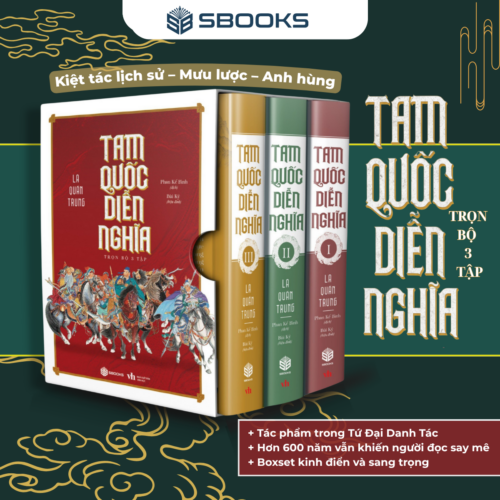 Combo 3 Cuốn Sách Tam Quốc Diễn Nghĩa (Full Boxset) - SBOOKS