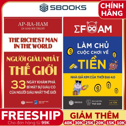 Combo 2 Cuốn Sách: Người Giàu Nhất Thế Giới + Làm Chủ Cuộc Chơi Về Tiền - SBOOKS