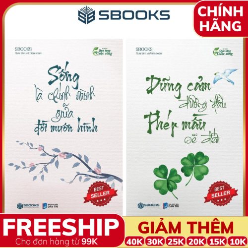 Combo 2 Cuốn Sách: Sống Là Chính Mình Giữa Đời Muôn Hình + Dũng Cảm Đương Đầu Phép Mầu Sẽ Đến - SBOOKS