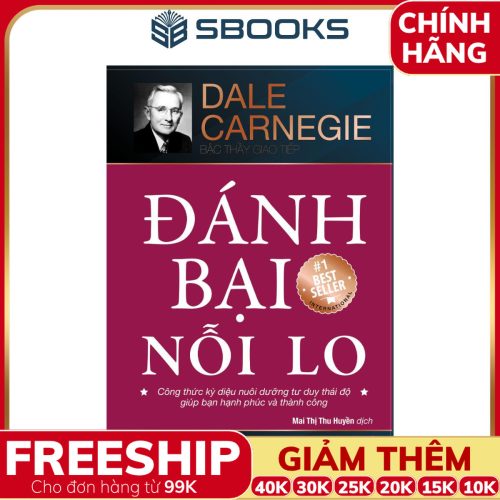 Sách Đánh Bại Nỗi Lo - SBOOKS - Tái Bản 2024