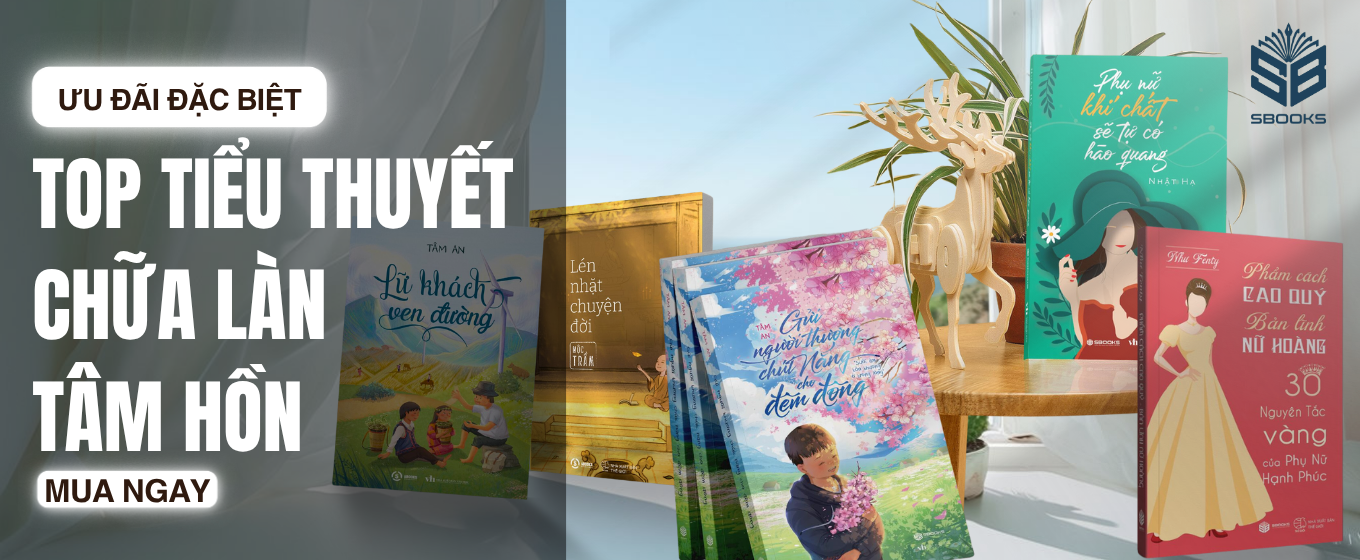 Sách chữa lành tiểu thuyết tản văn