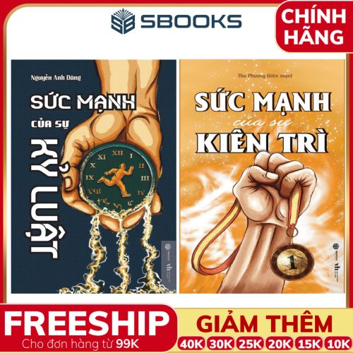 Combo 2 Cuốn Sách: Sức Mạnh Của Sự Kỷ Luật + Sức Mạnh Của Sự Kiên Trì - SBOOKS