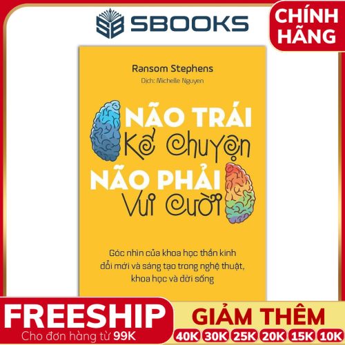 Sách Não Trái Kể Chuyện Não Phải Vui Cười - SBOOKS