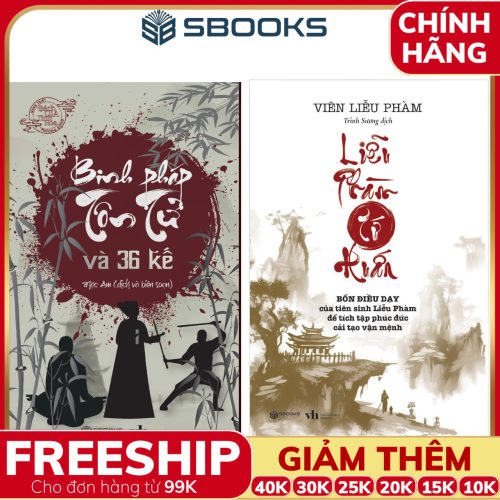 Combo 2 Cuốn Sách: Binh Pháp Tôn Tử Và 36 Kế + Liễu Phàm Tứ Huấn - SBOOKS
