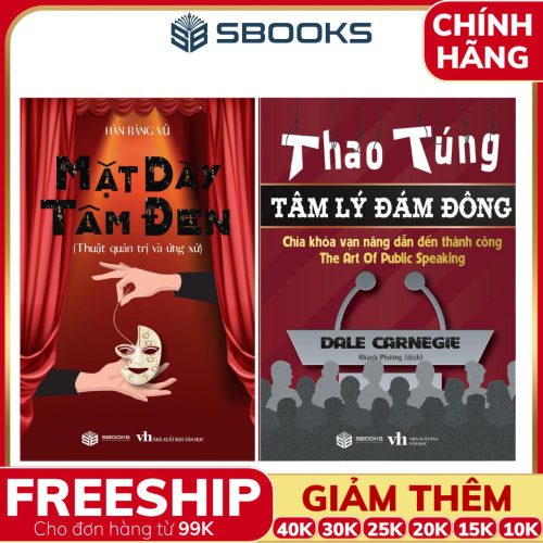 Combo 2 Cuốn Sách: Mặt Dày Tâm Đen + Thao Túng Tâm Lý Đám Đông - SBOOKS