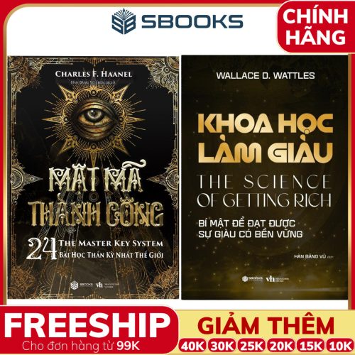 Combo 2 Cuốn Sách: Mật Mã Thành Công + Khoa Học Làm Giàu - SBOOKS