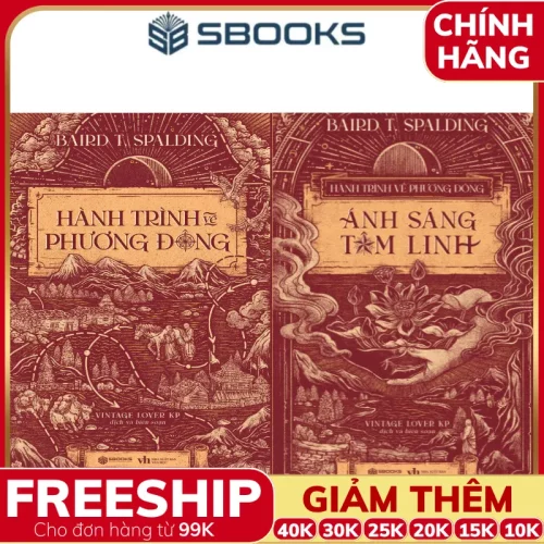 Combo 2 Cuốn Sách: Hành Trình Về Phương Đông + Ánh Sáng Tâm Linh - SBOOKS
