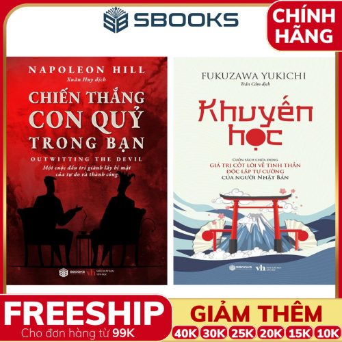 Combo 2 Cuốn Sách: Chiến Thắng Con Quỷ Trong Bạn + Khuyến Học - SBOOKS