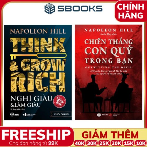 Combo 2 Cuốn Sách: Nghĩ Giàu Làm Giàu + Chiến Thắng Con Quỷ Trong Bạn (Napoleon Hill) - SBOOKS