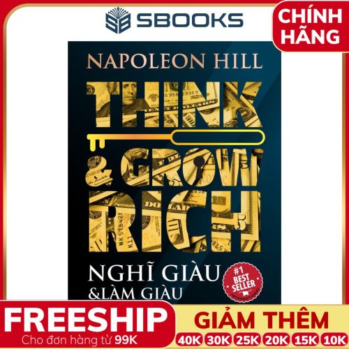 Sách Nghĩ Giàu Làm Giàu (Napoleon Hill) - Sbooks