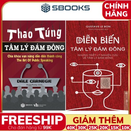 Combo 2 Cuốn Sách: Thao Túng Tâm Lý Đám Đông + Diễn Biến Tâm Lý Đám Đông - SBOOKS