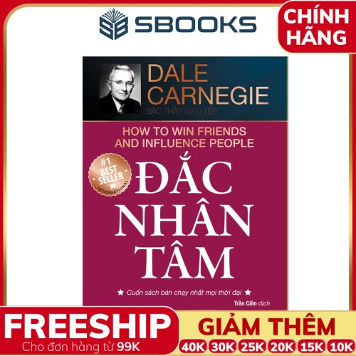 Sách Đắc Nhân Tâm (Khổ Lớn) - SBOOKS - Dale Carnegie