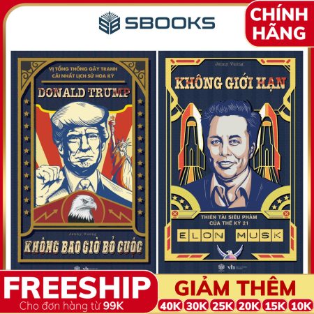 Combo 2 Cuốn Sách: Không Bao Giờ Bỏ Cuộc + Không Giới Hạn - SBOOKS