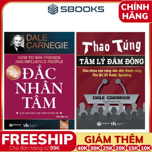 Combo 2 Cuốn Sách: Đắc Nhân Tâm + Thao Túng Tâm Lý Đám Đông - SBOOKS