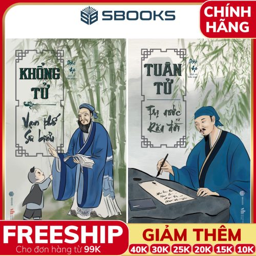 Combo 2 Cuốn Sách: Khổng Tử - Vạn Sư Thế Biểu + Tuân Tử - Trị Nước Và Răn Đời - SBOOKS