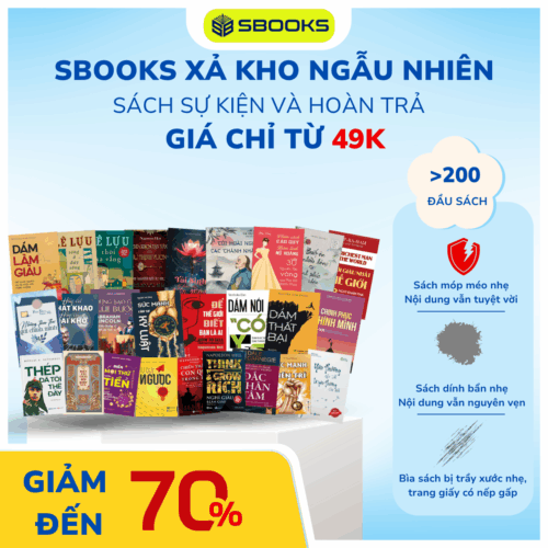 Sách Xả Kho Hàng Loạt Đồng Giá Cùng SBOOKS Chỉ Từ 59K