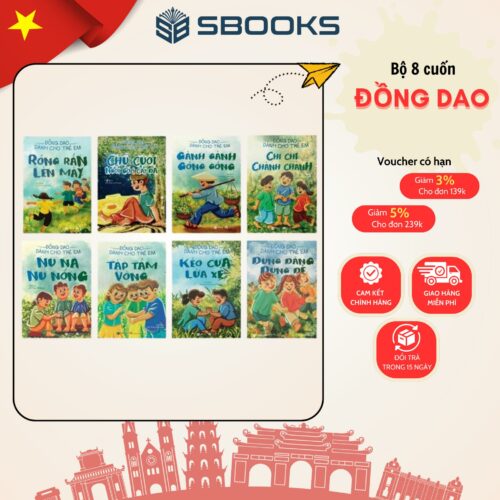Sách Combo 8 Cuốn Đồng dao dành cho trẻ em - iKids