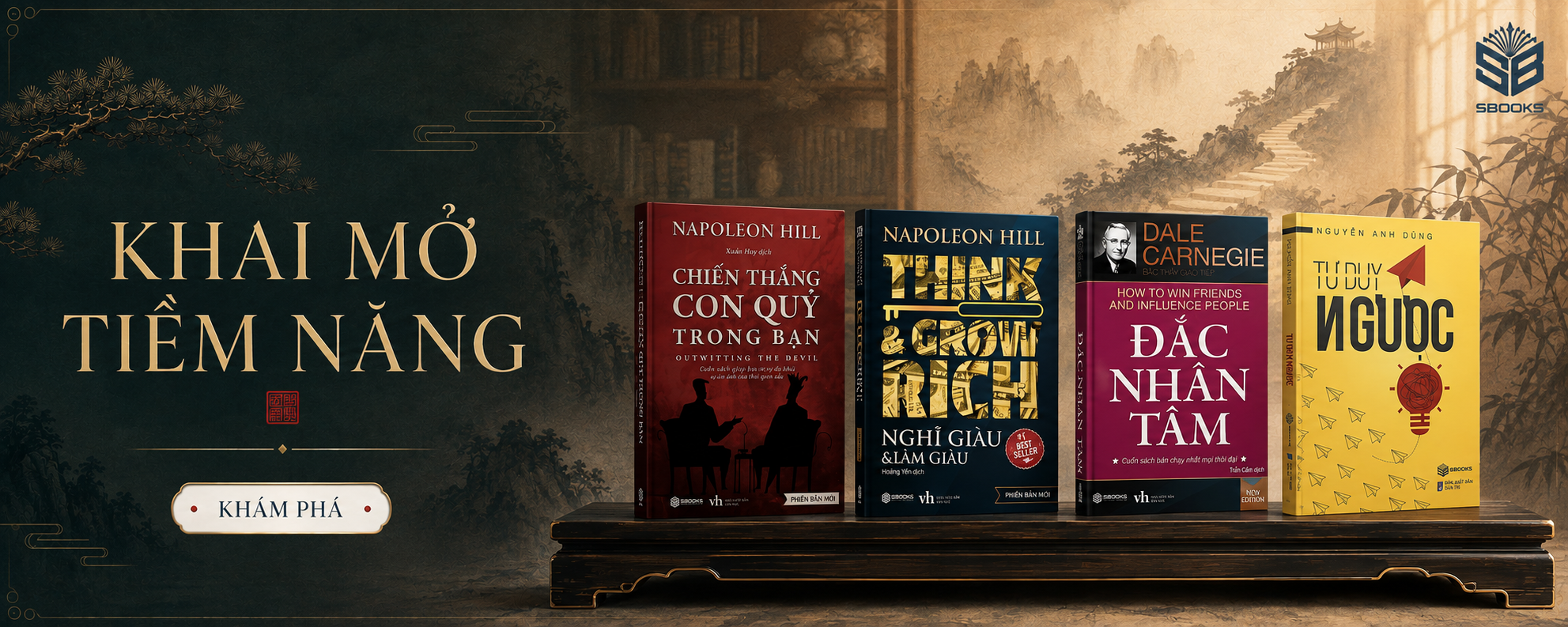 Sách phát triển bản thân tư duy kỹ năng Sbooks